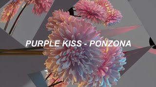 PURPLE KISS (퍼플키스) - 'Ponzona' Easy Lyrics