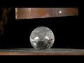 Real crystal ball crushed by gravity press  4k  slow motion  s1 e11