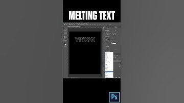 Melting text effect in photoshop (EASY)