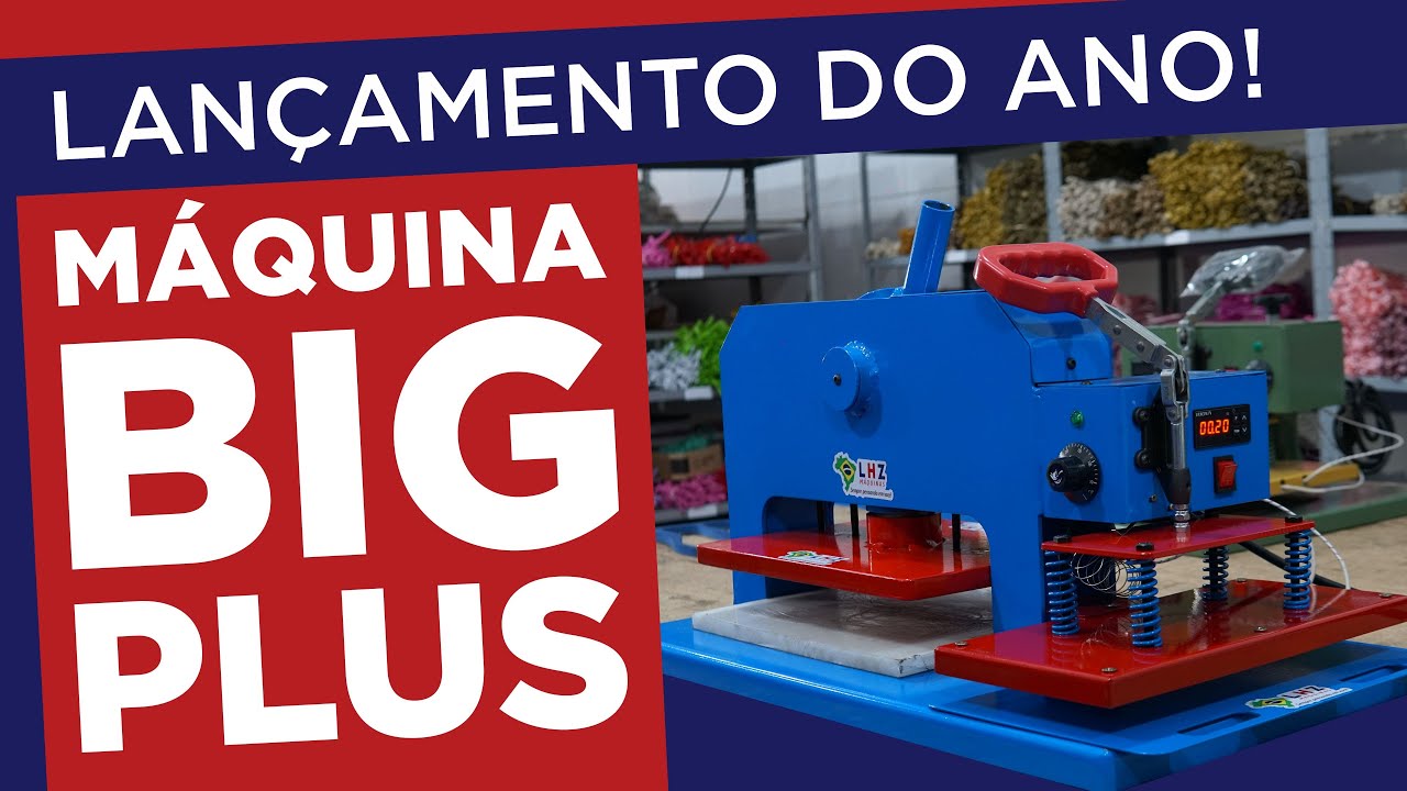 LANÇAMENTO DO ANO! Máquina Corta o Par e Estampa BIG PLUS