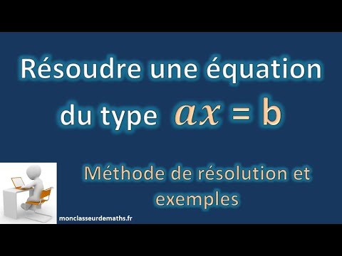 Résoudre une équation