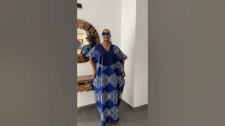 AGBEKE AFRICAN PRINT BUBU GOWN