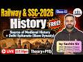 👑History Class-12 | Source of Medieval History+Delhi Sultanate (Slave Dynasty) | Sachin Sir | RBE