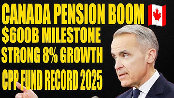 Canada Pension Fund 2025 – CPP Surpasses $600 Billion After Record 8% Growth!