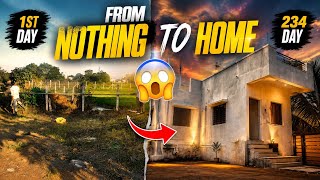 House Transformation in 234 Days 😱 | Empty Plot to Dream House 🏡 😨 Wealth