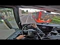 POV ASMR New Scania Power Truck Driving Germany 4K GOPRO 17 