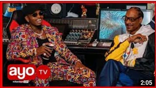 Sio poa diamondplatnumz akutana na Snoop Dogg Studio session wana record NYIMBO mpya