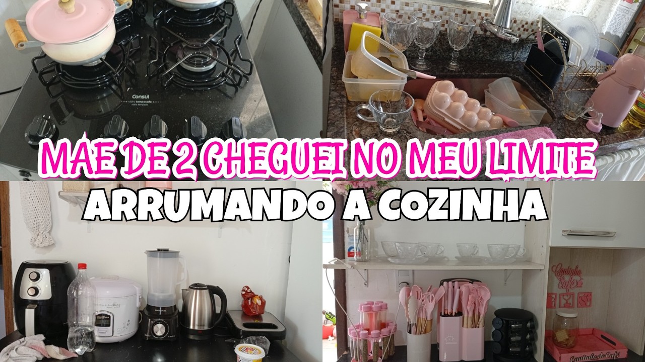 Mãe de 2|Rotina de muito trabalho na cozinha|cheguei no limite da porquice| Faxina pesada na cozinha