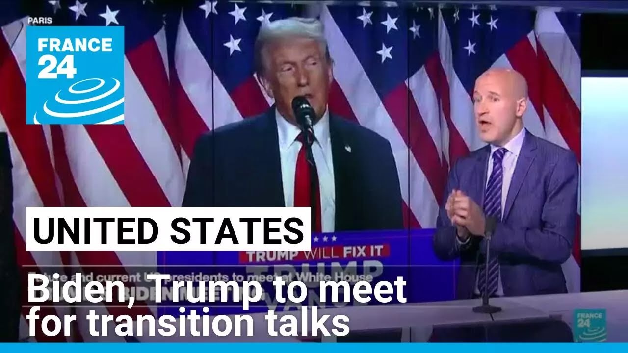 Biden, Trump to meet at White House for transition talks • FRANCE 24 ...