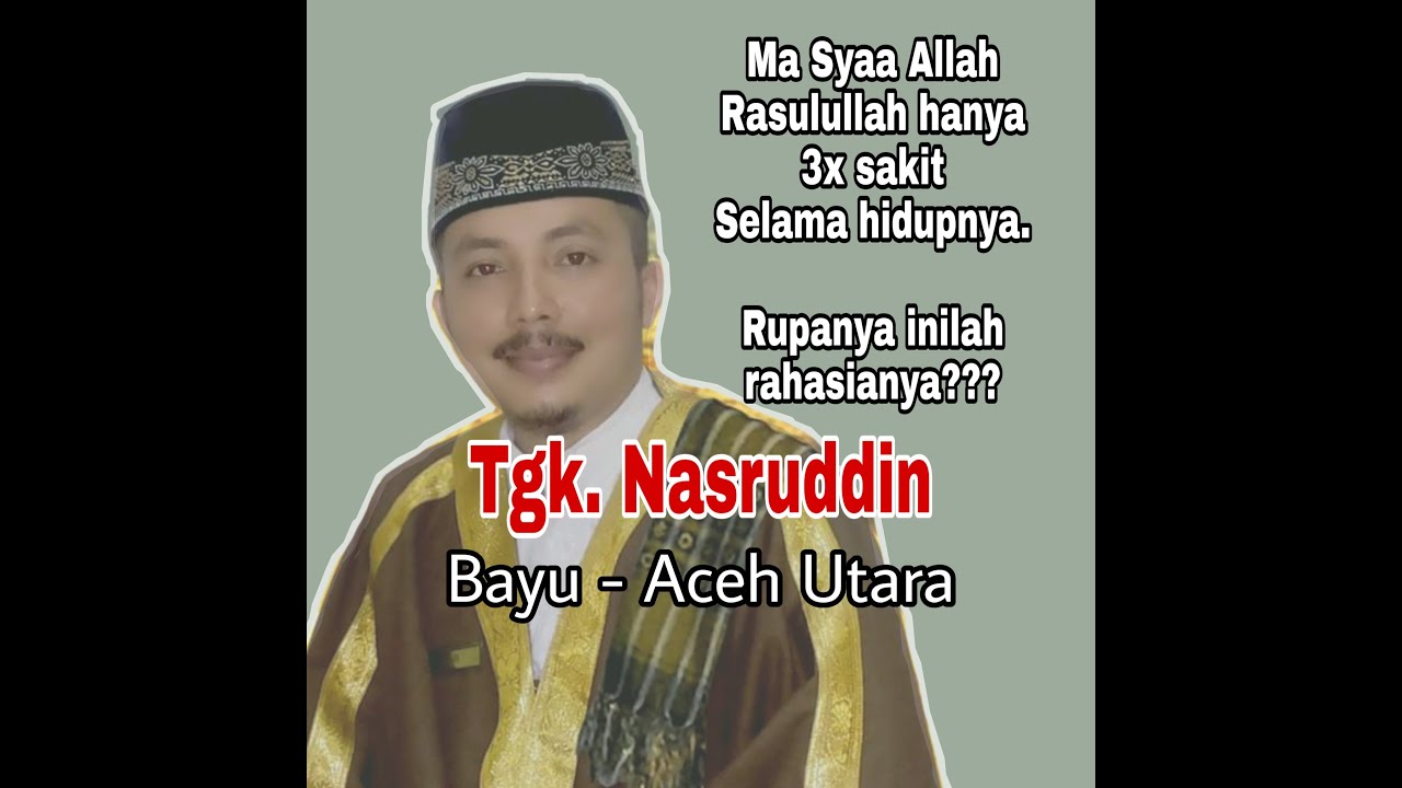 DAKWAH ACEH - Tgk. Nasruddin Bayu (LUCU & BERMANFAAT)