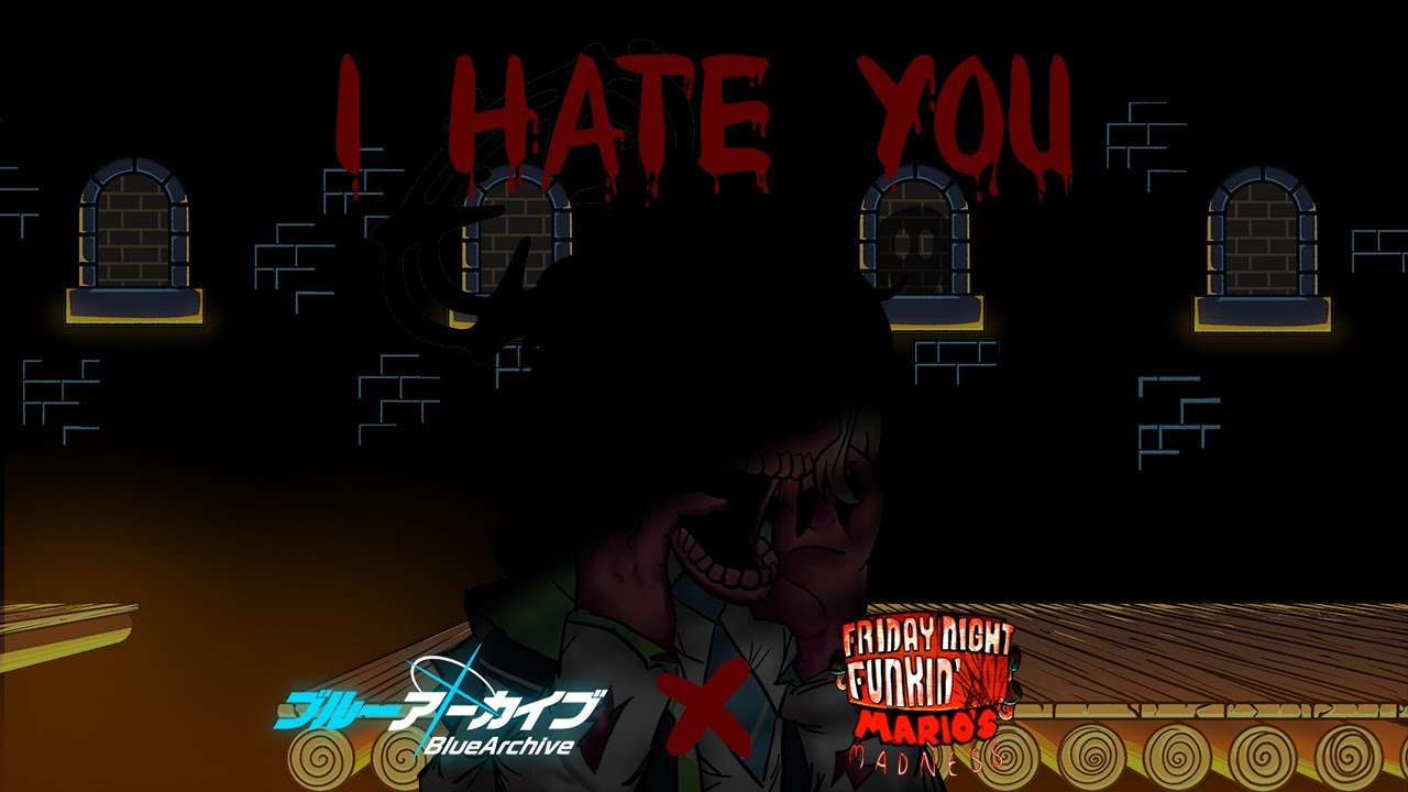 I HATE YOU v2 but Midori and Arisu Sing it || Friday Night Funkin x Blue Archive Cover