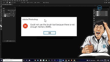 Photoshop error - because there is not enough Memory (RAM) How to Solve