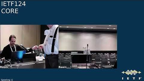 IETF 124: Constrained RESTful Environments (CORE) 2025-11-07 19:30