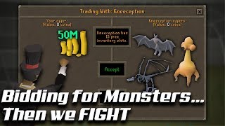 The most exciting auction PvP challenge yet... Then we FIGHT