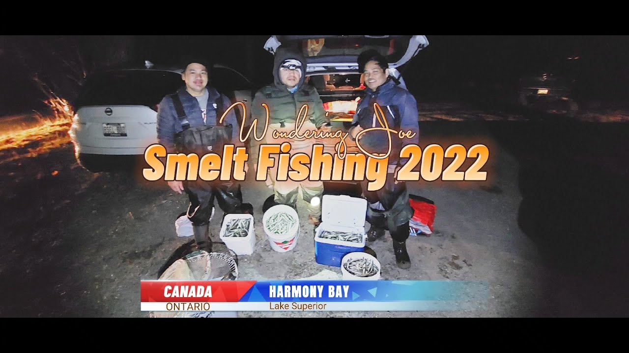 Smelt Fishing 2022 - #Fishinginontario #Smeltfishing #Wonderingjoe #Fishing
