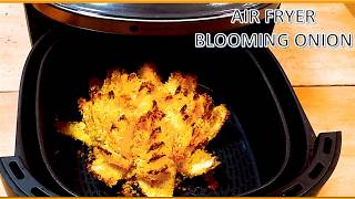 Air Fryer Blooming Onions/Healthier Version/With Quick Delicious Dipping Sauce