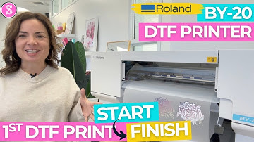 First DTF Print with Roland BY-20: Start to Finish