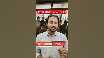 CSIR NET Dec 2025 Paper Leak News 😱 Haryana में Leak, 2 Arrested – NTA Update Ka Wait! 🔥 #CSIRNET
