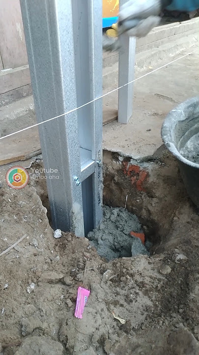 Pemasangan tiang baja ringan#tekniktukang