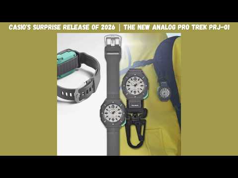 Casio's Surprise release of 2026 | The New Analog Pro Trek PRJ-01