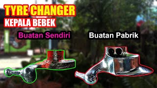 TYRE CHANGER MANUAL || Head Duck (Kepala Bebek)... Buatan Sendiri & Pabrik