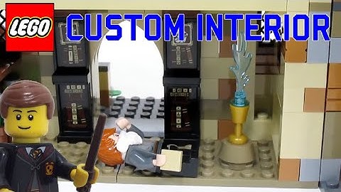 CUSTOM INTERIOR FOR THE HOGWARTS CLOCK TOWER! Lego Harry Potter 2019!