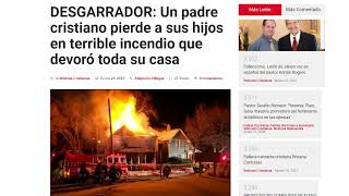 DESGARRADOR: Un padre cristiano pierde a sus hijos en terrible incendio que devoró toda su casa