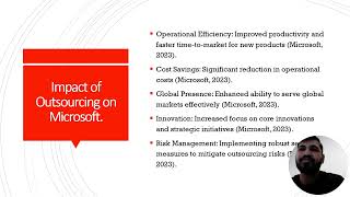 Global IT Outsourcing and IT Strategy: A Case Study on Microsoft by SHIVA SHAKAR GADALAPATI