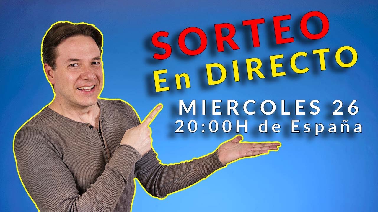 🔴DIRECTO el SORTEO Dron y Vídeo