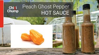 Peach Ghost Pepper Fermented Hot Sauce