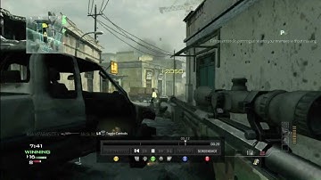 Ridiculous Quickscope Streak - CoD: MW3