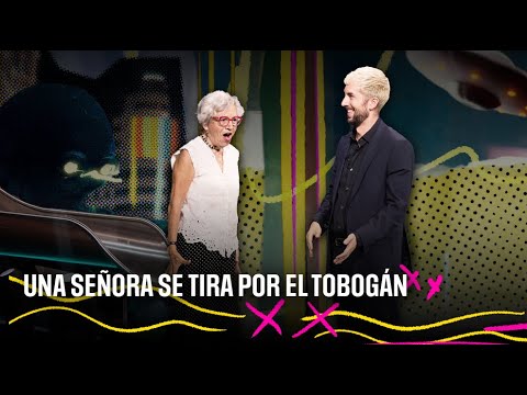 Una señora se tira por el tobogán | #LaRevuelta 19.09.2025