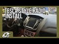 Tesla Style Android Touch Screen Radio Installed into Focus (old video)