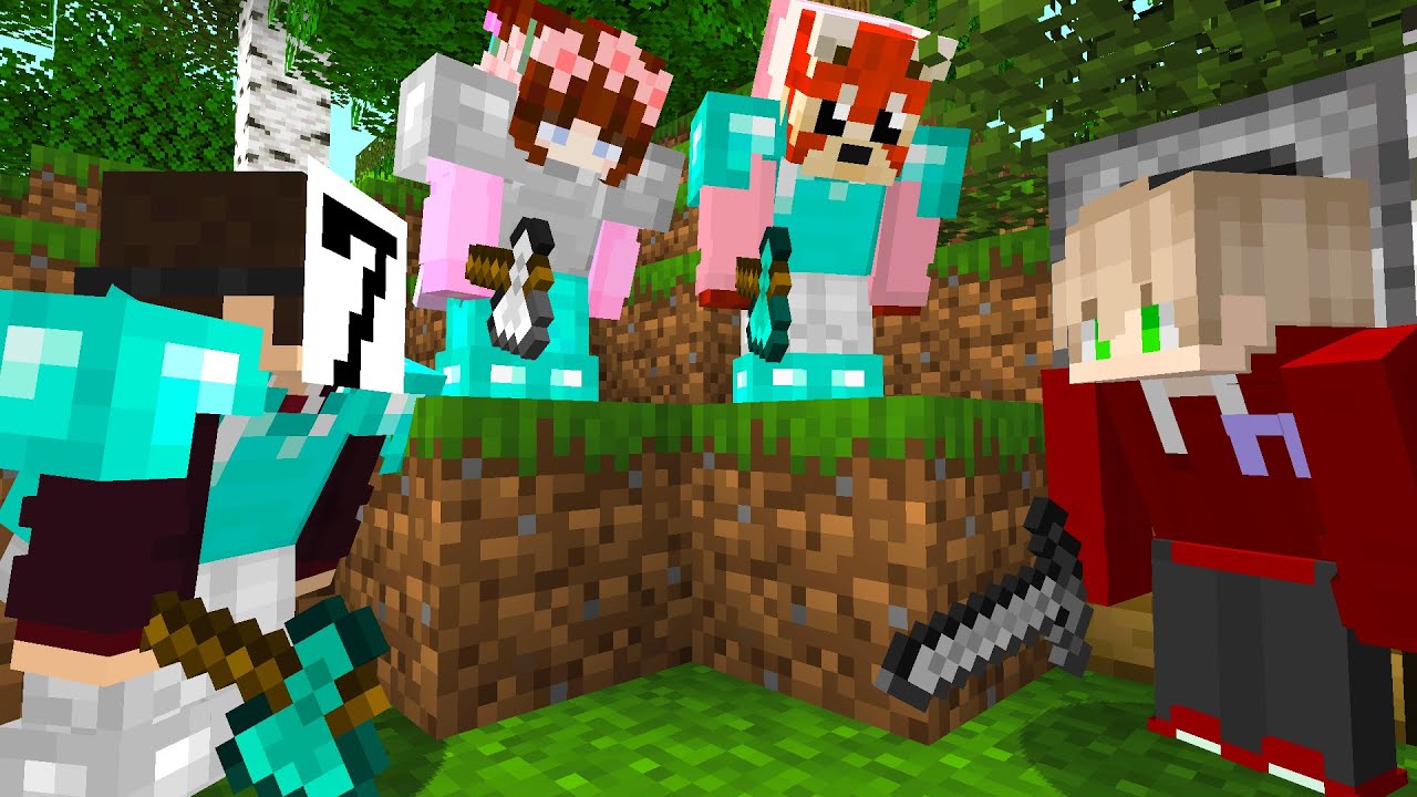 MINECRAFT SPEEDRUNNER TOM VS 3 HUNTERS visual data 8