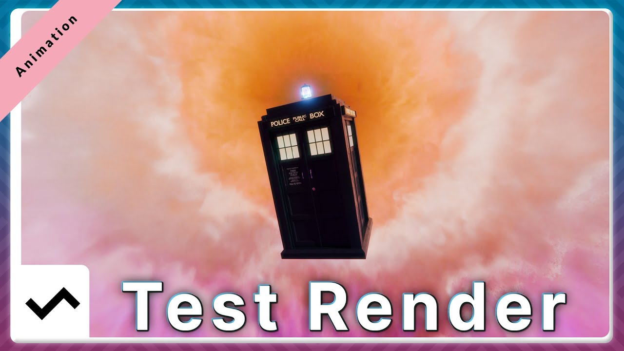 TARDIS in the Time Vortex | Blockout Test - YouTube