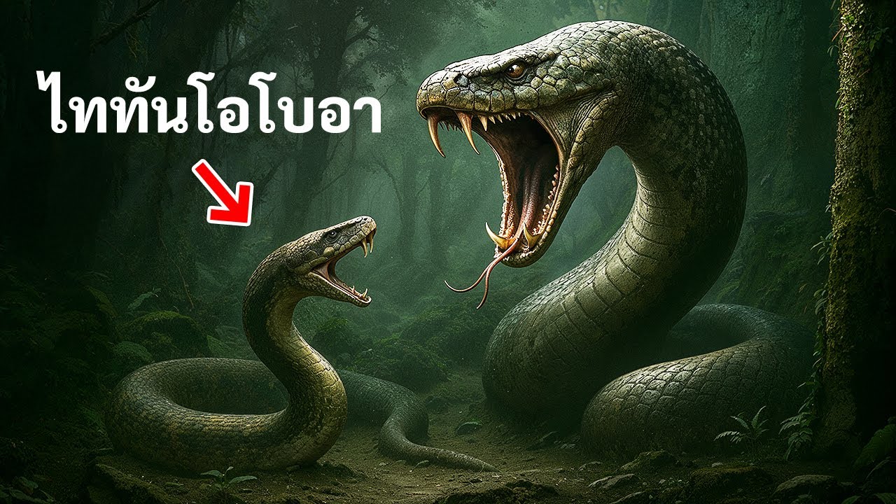 งูยุคก่อนประวัติศาสตร์น่ากลัวมาก แม้แต่ไททันโอโบอาก็ยังซ่อนตัว