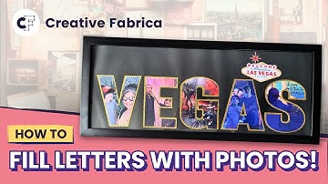 How To Fill Letters with Photos | A Silhouette Studio Tutorial