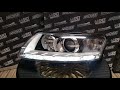 Lampy przód Audi A6 C6 LED DRL dzienne - MAPET-TUNING.com