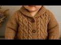Woolen Baby Sweater Design Hand Knitting Woolen Cardigan Pattern for Babies 😘