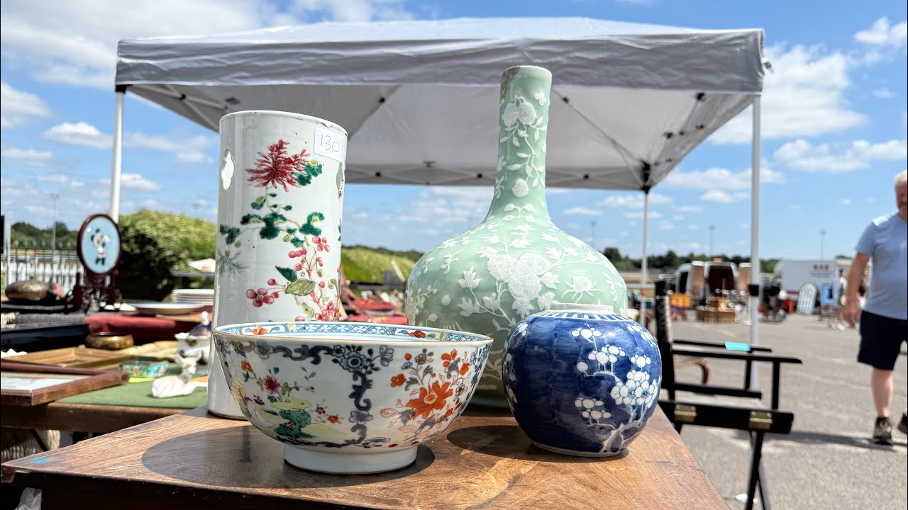 PHIÊN CHỢ ĐỒ CỔ VƯƠNG QUỐC ANH RẤT NHIỀU ĐỒ CỔ TRUNG QUỐC