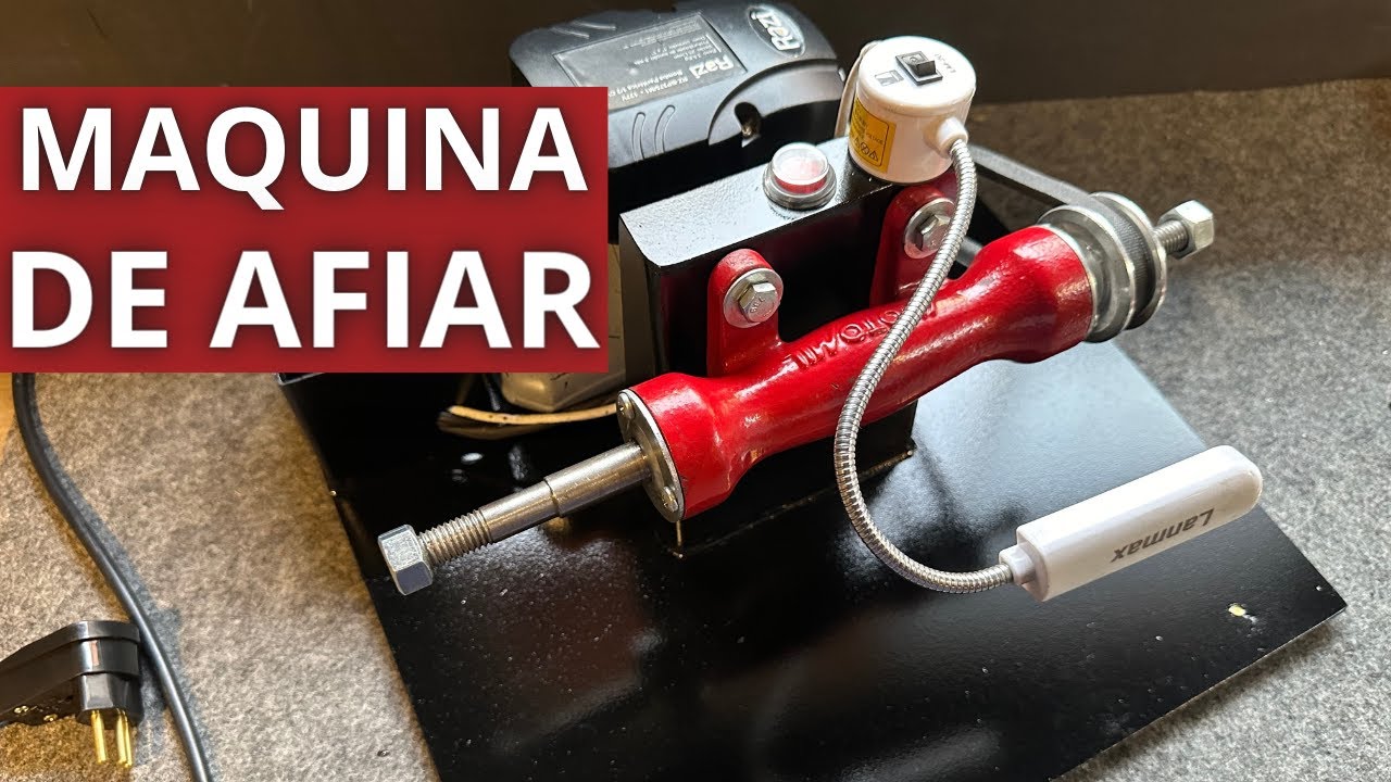 Demonstração da máquina de afiar (assista até o final ) !!