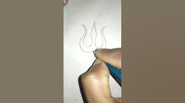 Mahadev Trishul Drawing / #Shorts #trishul #mahadev #viral