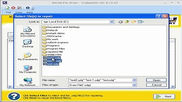 Repair Multiple Draw ODG files simultaneously Using Kernel for Draw