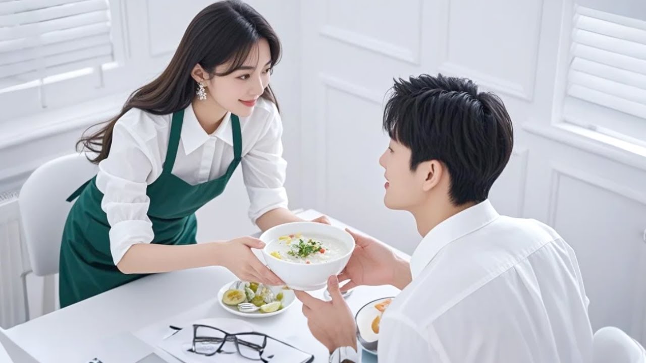 أعطت الفتاة المسكينة وعاءً من العصيدة للمدير التنفيذي الذي وقع في حبها من النظرة الأولى.