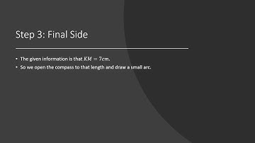 Constructing Triangles - SAS