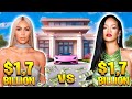 Rihanna vs kim kardashian  billionaire lifestyle battle