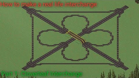 Theotown | How to make a real life interchange | Part 1| Cloverleaf Interchange