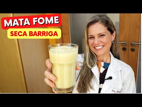 Vitamina para SECAR BARRIGA Rápido - Mata a Fome e ajuda a Emagrecer - Saudável e Gostosa