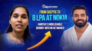 From Skeptic to 8 LPA at Nokia – Haritha’s Unbelievable Journey with NG Networks! #jobplacement