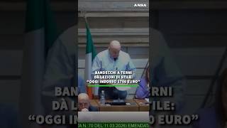 Bandecchi gives a style lesson in Terni: "Today I'm wearing €1,700." #ansa #news